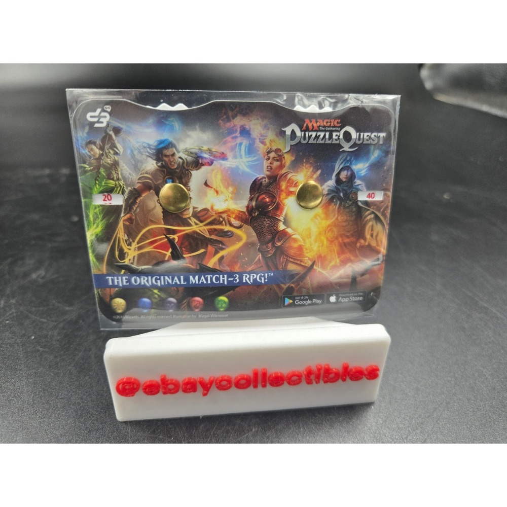 Magic The Gathering Puzzle Quest Life Counter Card Dual Dial Planeswalker Art